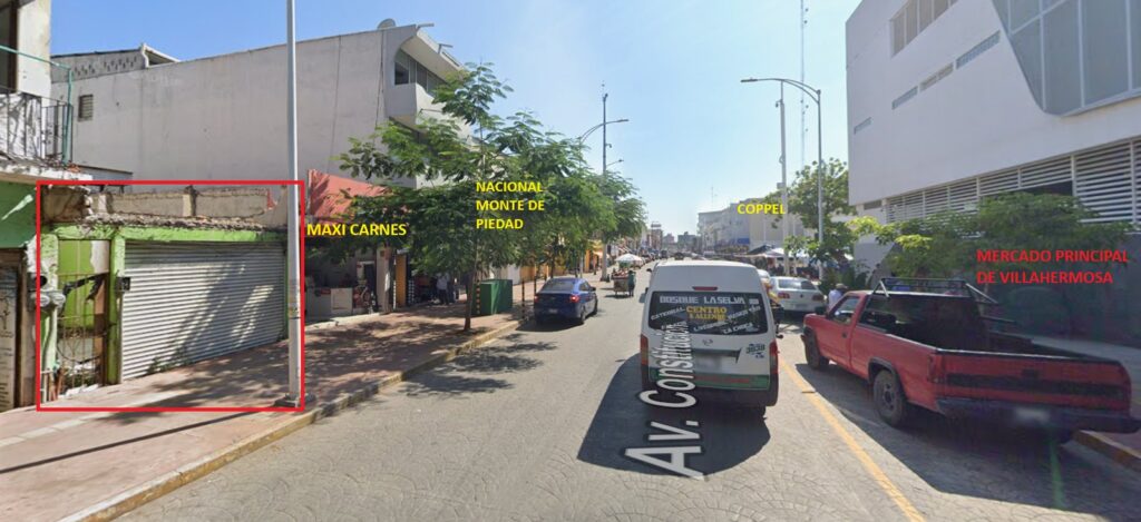 TERRENO COMERCIAL EN VENTA, ENFRENTE DEL MERCADO PRINCIPAL DE VILLAHERMOSA, TABASCO. TERRENO COMERCIAL EN VENTA, ENFRENTE DEL MERCADO PRINCIPAL DE VILLAHERMOSA, TABASCO.