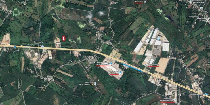 TERRENO COMERCIAL/INDUSTRIAL EN AUTOPISTA VHMSA-COATZACOALCOS POR CEDIS WALMART/SAM´S CLUB Y MEGA PARQUE SILVA.